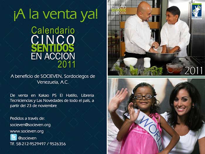 Calendario Cinco Sentidos en Acción